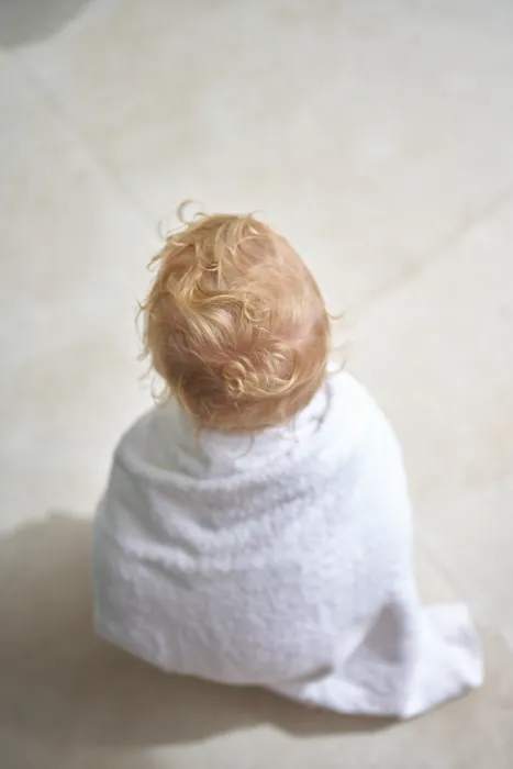 out of the tub