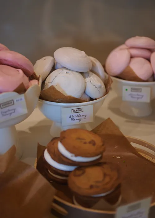 the bakery counter